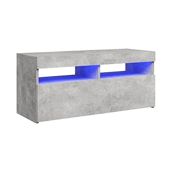 VEEKI Meuble TV, Meuble TV Suspendu, Meuble télé, Meuble TV Industriel, Meuble Chambre, Convient pour Salon ou Chambre, Meubl