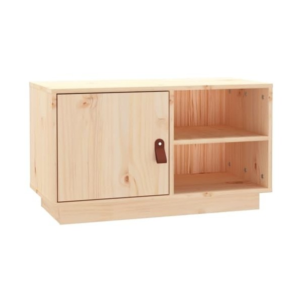 VEEKI Meuble TV, Meuble TV Suspendu, Meuble TV Industriel, Meuble TV Bois, Meuble Chambre, Convient pour Salon ou Chambre, 70