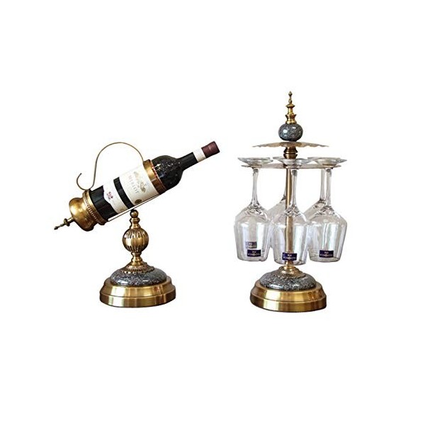 Casier à vin sur pied Style européen Casier à vin Salon Artisanat Ornements Armoire à vin américaine Casier à vin Supports à 