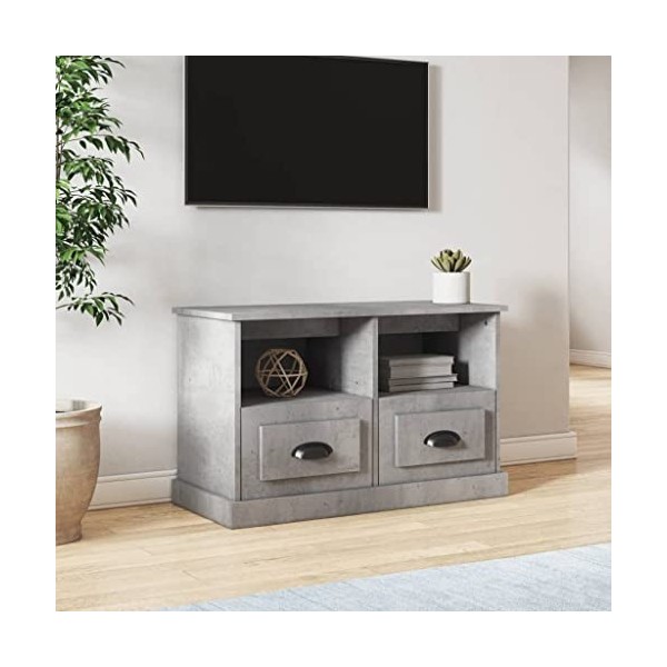 FIRBNUS Meuble TV Chêne Sonoma 73x35,5x47,5 cm Bois dingénierie Armoire TV Salon Construction Robuste Meuble HiFi Tendance D