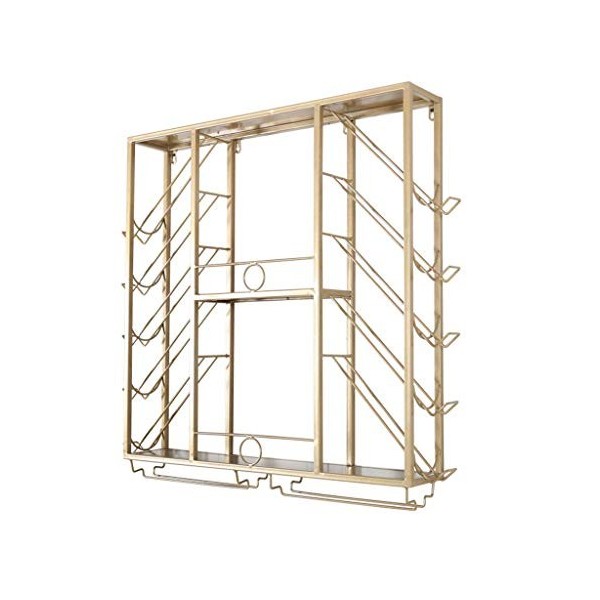 PJQUEKAIPJ Casier à vin, Mural, Bar, Restaurant, casier à Bouteilles de vin, Support de Rangement pour étagère Murale, Suppor