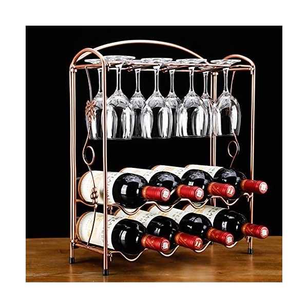 Casier à vin sur Pied, casier à Verres à vin pour la Maison, décoration créative de casier à vin, décoration de gobelet/vin, 