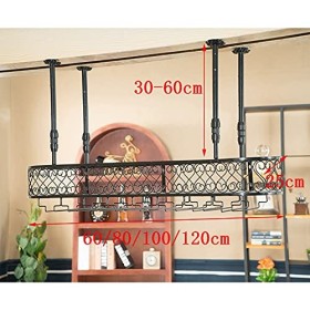 ZERAPH Casier à vin autoportant Armoires Porte-vin Mural Casier à vin Casier à Verre à vin sur Pied Porte-gobelet Suspendu Lo