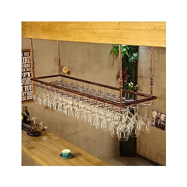 Casiers à vin autoportants Armoires Porte-vin mural Casier à vin suspendu avec support en verre et étagère, support de verre 