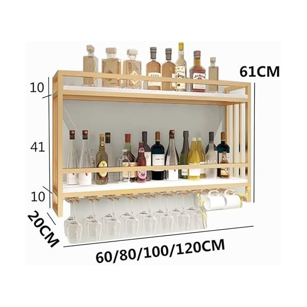 EVXOIJMS Fer forgé Nordique, casier à vin en Bois Massif, Cave à vin Murale, présentoir à vin Mural créatif, casier à vin Sus