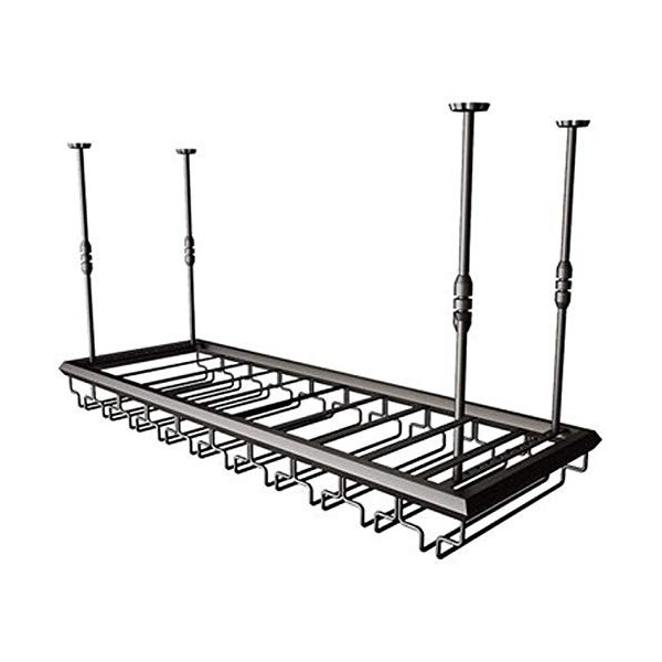 EVXOIJMS Casier à vin Suspendu avec Support en Verre et étagère, casier à vin de Bar 2 en 1 casier à vin créatif casier à Ver