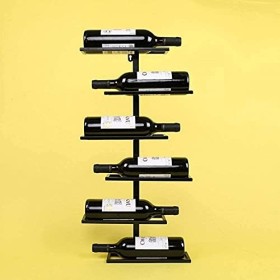 Casier À Vin Stockage De Vin Casier À Vin Mural Européen Rétro en Fer Forgé Casier À Vin Support en Verre Bar Supports Muraux