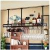 ELzEy Porte-verre haut pour bar, décoration créative pour armoire à vin, porte-gobelet à vin rouge suspendu européen, casier 