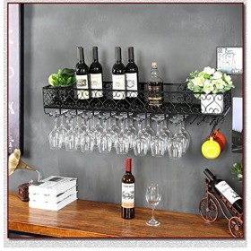 Cadre en Verre de vin en Verre Casier à Bouteilles de casier à vin Mural Casier à vin Simple et créatif Casier à Bouteilles d