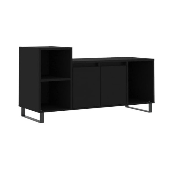 Générique Meuble TV Noir 100x35x55 cm Bois dingénierie,20.2 KG,831325, Meubles, Meubles TV