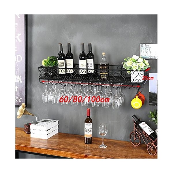 Cadre en Verre de vin en Verre Casier à Bouteilles de casier à vin Mural Casier à vin Simple et créatif Casier à Bouteilles d