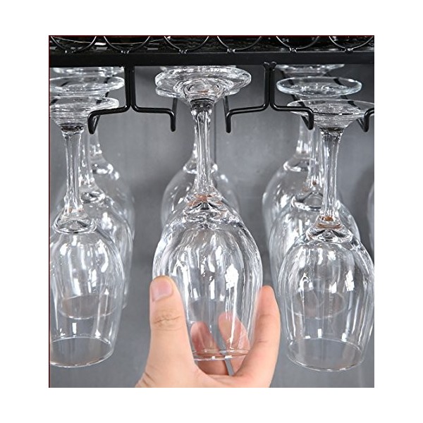 Cadre en Verre de vin en Verre Casier à Bouteilles de casier à vin Mural Casier à vin Simple et créatif Casier à Bouteilles d