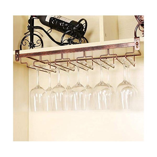 PJQUEKAIPJ Casier À Vin Accueil Support Rouge Restaurant Bar S, Porte-Verre À Vin Porte-Gobelet Décoration De La Maison Suspe