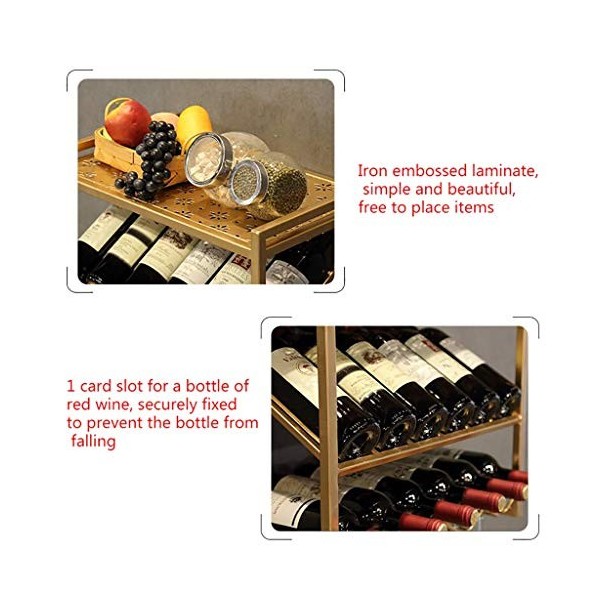 Cadre de verre à vin en verre Casier à vin mural en fer, présentoir multifonctionnel de restaurant de cuisine, support de déc