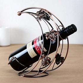 Casier à vin, casier à Porc créatif en Forme de Lune, Support de vin Pratique, présentoir, Support de Verre à vin, décoration