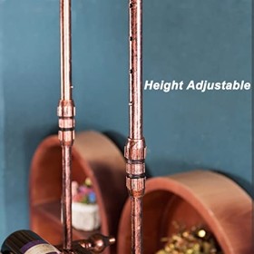 Casier à vin Suspendu - Casier à vin Étagères suspendues Porte-Bouteilles réglable en Hauteur Étagères flottantes Casier à vi