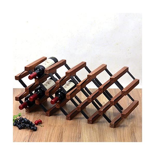 Casier à vin en métal, casier à vin de comptoir, Petit comptoir de casier à vin, Cave à vin de Table, casier à Bouteilles de 