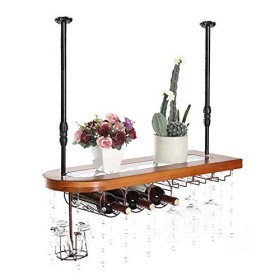 PJQUEKAIPJ Casier À Vin Accueil Support Rouge Support De Verre À Vin Restaurant Bar S, Support De Verre À Vin De Style Europé