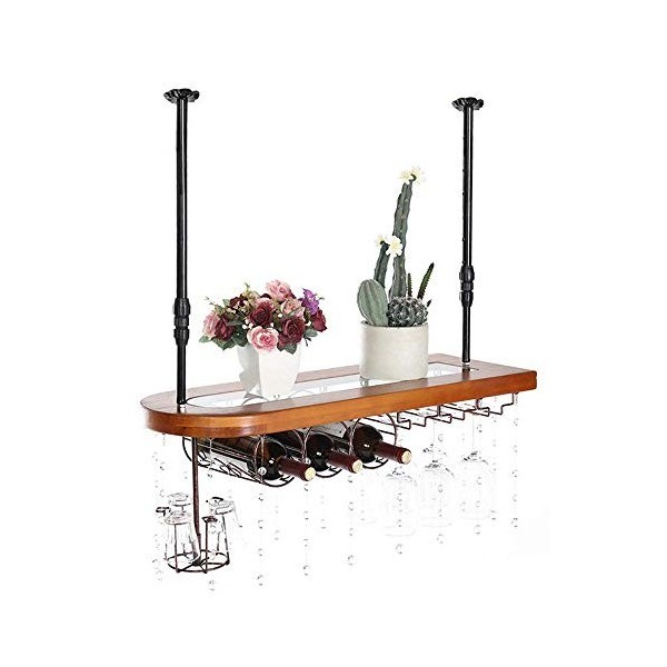 PJQUEKAIPJ Casier À Vin Accueil Support Rouge Support De Verre À Vin Restaurant Bar S, Support De Verre À Vin De Style Europé