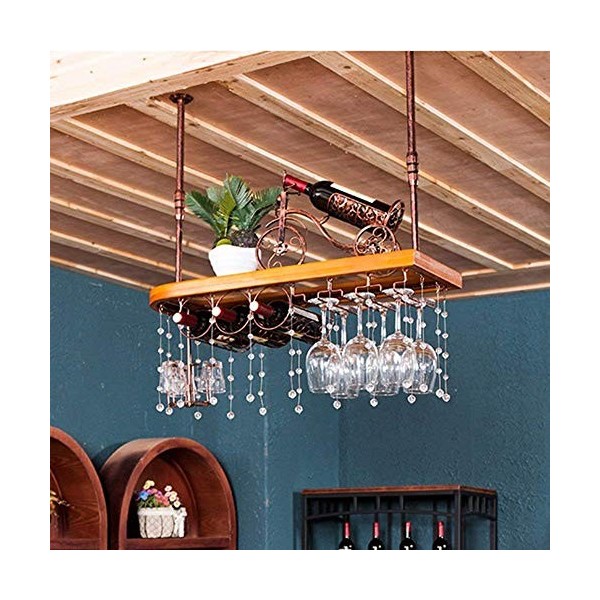 PJQUEKAIPJ Casier À Vin Accueil Support Rouge Support De Verre À Vin Restaurant Bar S, Support De Verre À Vin De Style Europé