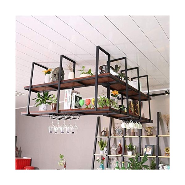 PJQUEKAIPJ Casier À Vin Accueil Support Rouge Support À Verre À Vin Restaurant Bar Organiser La Cuisine Grand Organisateur En