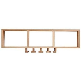 PJQUEKAIPJ Casier à vin, Mural, Bar, Restaurant, casier à Bouteilles de vin, métal, Support Suspendu pour Verres à vin en Boi