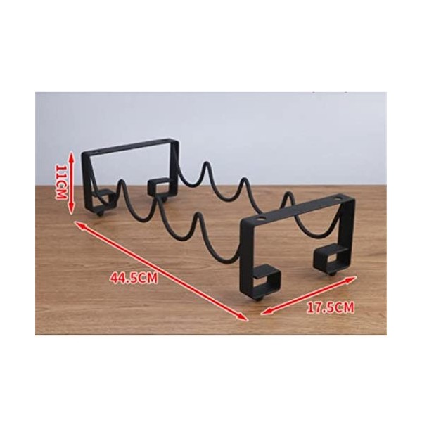 DEARJJN casier à vin empilable casier à vin 4 Bouteilles casier à vin pour Cave à comptoir