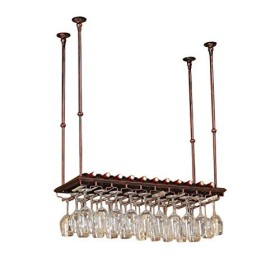 Support Mural pour casier à vin de Salle à Manger Moderne | Porte-Verre à vin Suspendu, Hauteur réglable | Organisateur de Su