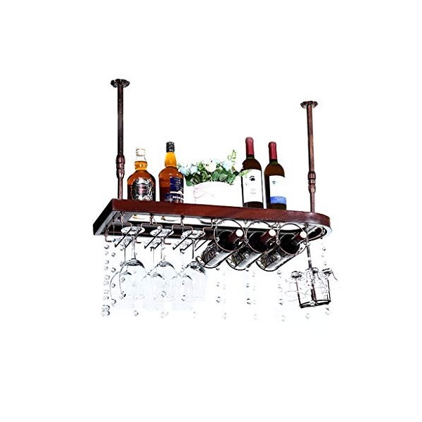 Casier à vin européen en Bois Massif, Support de Verre à vin Suspendu, comptoir de Bar, Armoire à vin, Porte-gobelet à lenve