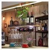 Casier à vin suspendu avec support en verre et étagère, support de verre à vin à lenvers, support à vin mural rustique, casi