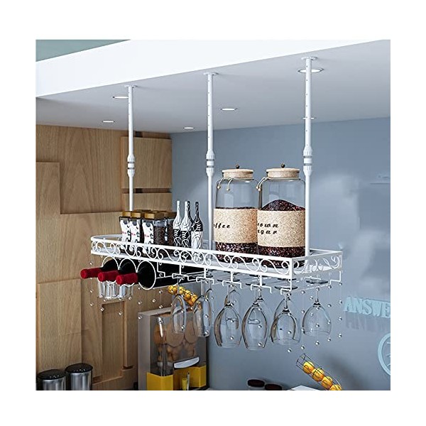 Porte-Bouteille de vin casier à vin Suspendu casier à Verre à vin casier à Bouteille de vin, casier à Verre à vin Suspendu, c