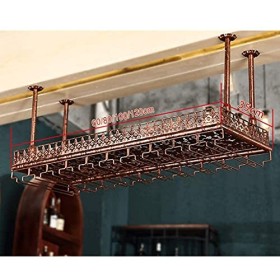 Casier à vin Organisateur Rack Casier à vin Comptoir de Bar Suspendu Gobelet Rack Bar Casier à Vin À lenvers Casier à Verre 