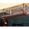 Casier à vin Organisateur Rack Casier à vin Comptoir de Bar Suspendu Gobelet Rack Bar Casier à Vin À lenvers Casier à Verre 