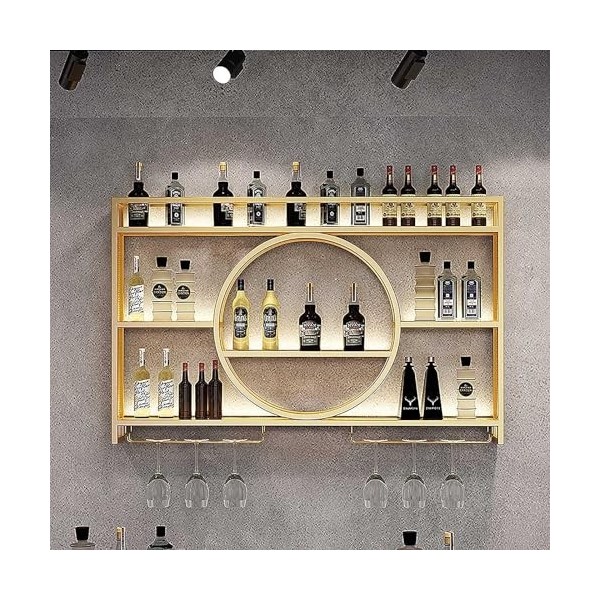 Casier à vin Mural Moderne en métal pour armoires, présentoirs à vin muraux, Support Multifonctionnel en Fer pour Verres à vi