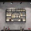 Casier à vin Mural Moderne en métal pour armoires, présentoirs à vin muraux, Support Multifonctionnel en Fer pour Verres à vi