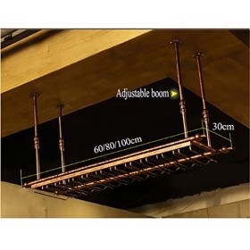 KOHARA Cadre de verre à vin en verre Casier à vin/Casier à vin Casier à vin Pays dAmérique Porte-verre à vin en fer forgé Po