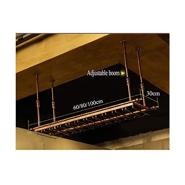 KOHARA Cadre de verre à vin en verre Casier à vin/Casier à vin Casier à vin Pays dAmérique Porte-verre à vin en fer forgé Po