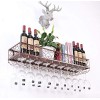 Casier à vin Mural à Pieds Hauts, casier à vin à lenvers, casier à vin Suspendu, Rangement de décorations 50 x 25 cm B 80 x