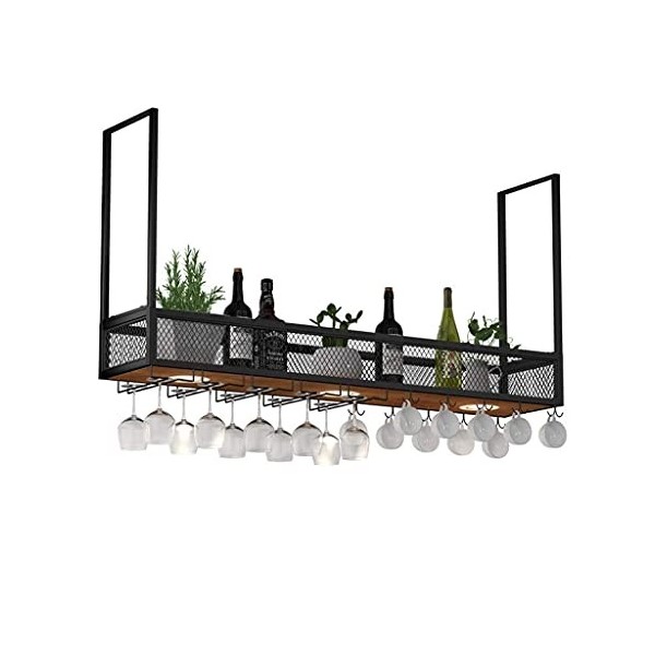 Casier à vin, casier à vin suspendu pour armoire à vin, casier à vin suspendu, support de rangement pour décoration de bar, c