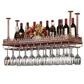 Casier à vin, support à vin suspendu pour verres à vin rouge, support pour bouteille de vin suspendu au plafond, gobelet en m