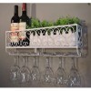 Umaxa Casier à vin, casier à vin Mural européen casier à vin casier à vin Mural en métal Support de gobelet en Verre de Champ