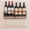 Umaxa Casier à vin, casier à vin Mural européen casier à vin casier à vin Mural en métal Support de gobelet en Verre de Champ