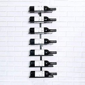 PJQUEKAIPJ Casier à vin Accueil Support Rouge Support de Verre à Vin Restaurant Bar Tenture Murale 2/3/4/5/6/7/8/9 Porte-Bout