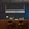 Étagère de plafond pour casier à vin, casier à vin suspendu, casier à verres à vin, cintre de bar de luxe léger/casier à vin/