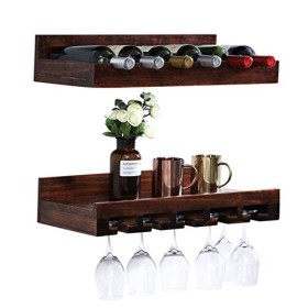 Casier à vin mural en bois, décoration de Restaurant de vin rouge, support de verre à vin, porte-gobelet, décoration de la ma