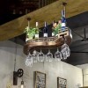 Amateurs de vin Meubles de bar et casiers à vin de plafond de style européen, porte-bouteille de vin, porte-verre à vin, gobe