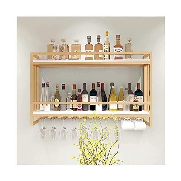 Présentoir À Vin Mural Créatif, Casier À Vin Suspendu, Support, Fer Forgé Nordique, Casier À Vin en Bois Massif, Armoire À Vi