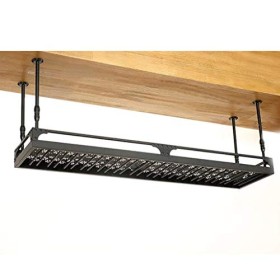 Cadre de Verre à vin en Verre Casier à vin en métal au Plafond, Porte-gobelet Suspendu, Hauteur réglable, comptoir de Bar, pr