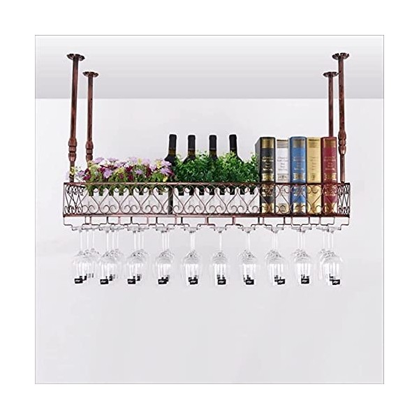 Support De Verre À Vin, Support De Verre À Vin Vintage Support De Verre À Vin En Fer Forgé, Casier À Vin Suspendu Support De 