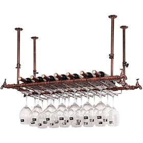 ELzEy Casier à vin casier à verre à vin suspendu support de verre à vin créatif casier à vin décoration Bar support de verre 